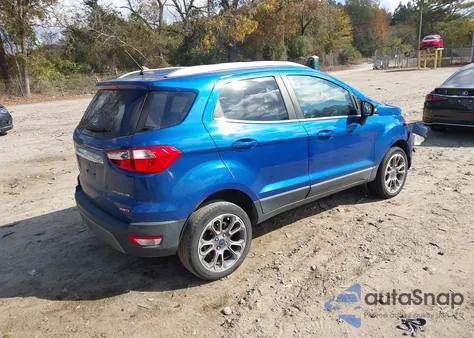 2019 Ford Ecosport Titanium from USA, damaged, VIN MAJ6S3KLXKC260605